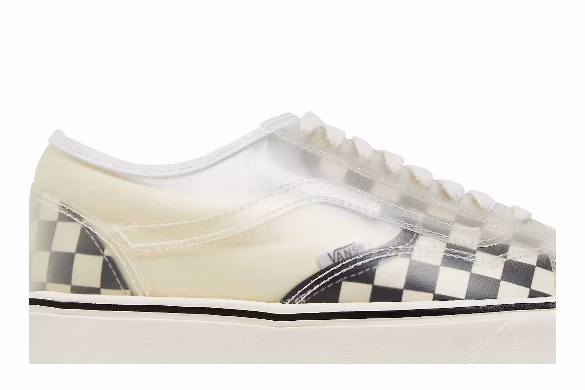 Vans ComfyCush Slip-Skool Checkerboard - White, view 3