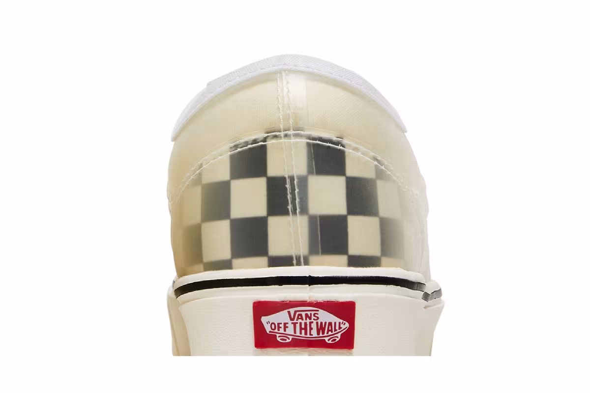Vans ComfyCush Slip-Skool Checkerboard - White, view 8