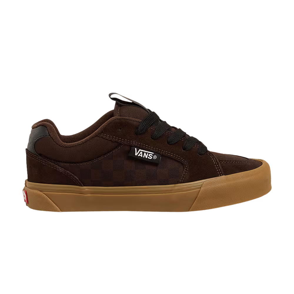 Vans Chukka Push LS Tonal Checkerboard - Demitasse Black