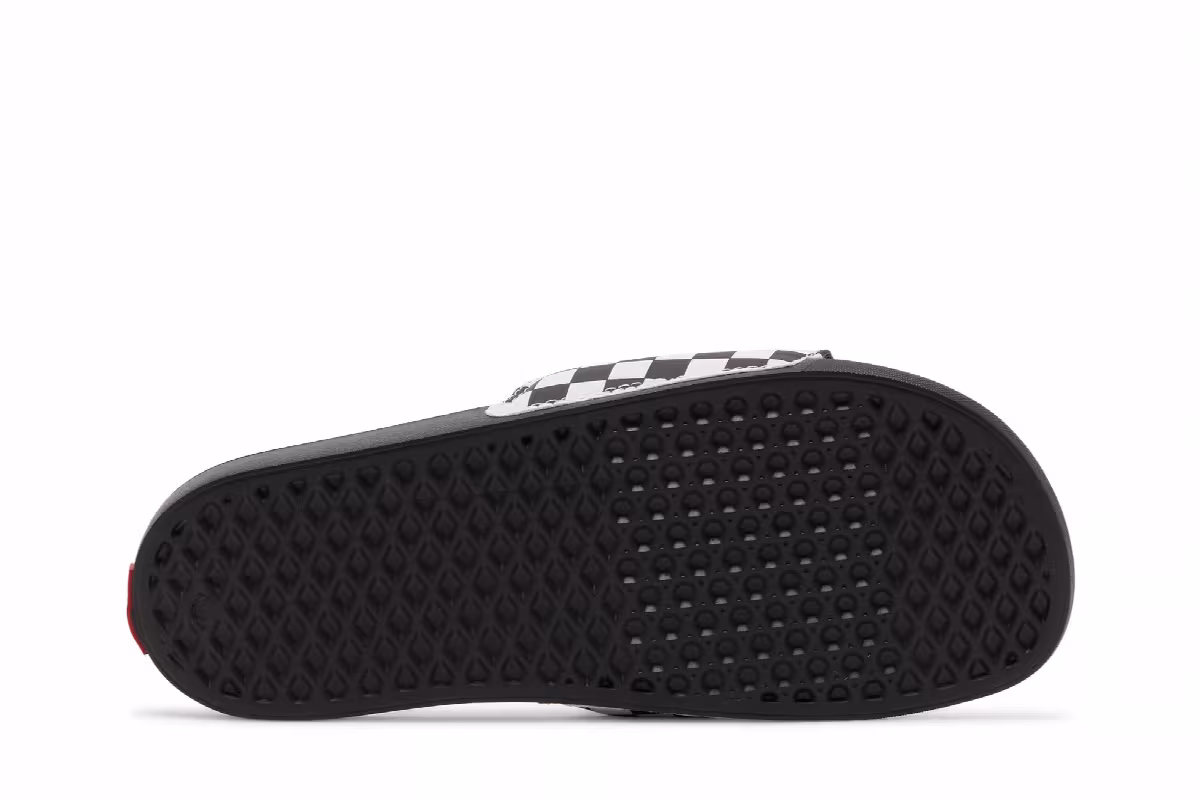Vans La Costa Slide-On Black Checkerboard, view 5