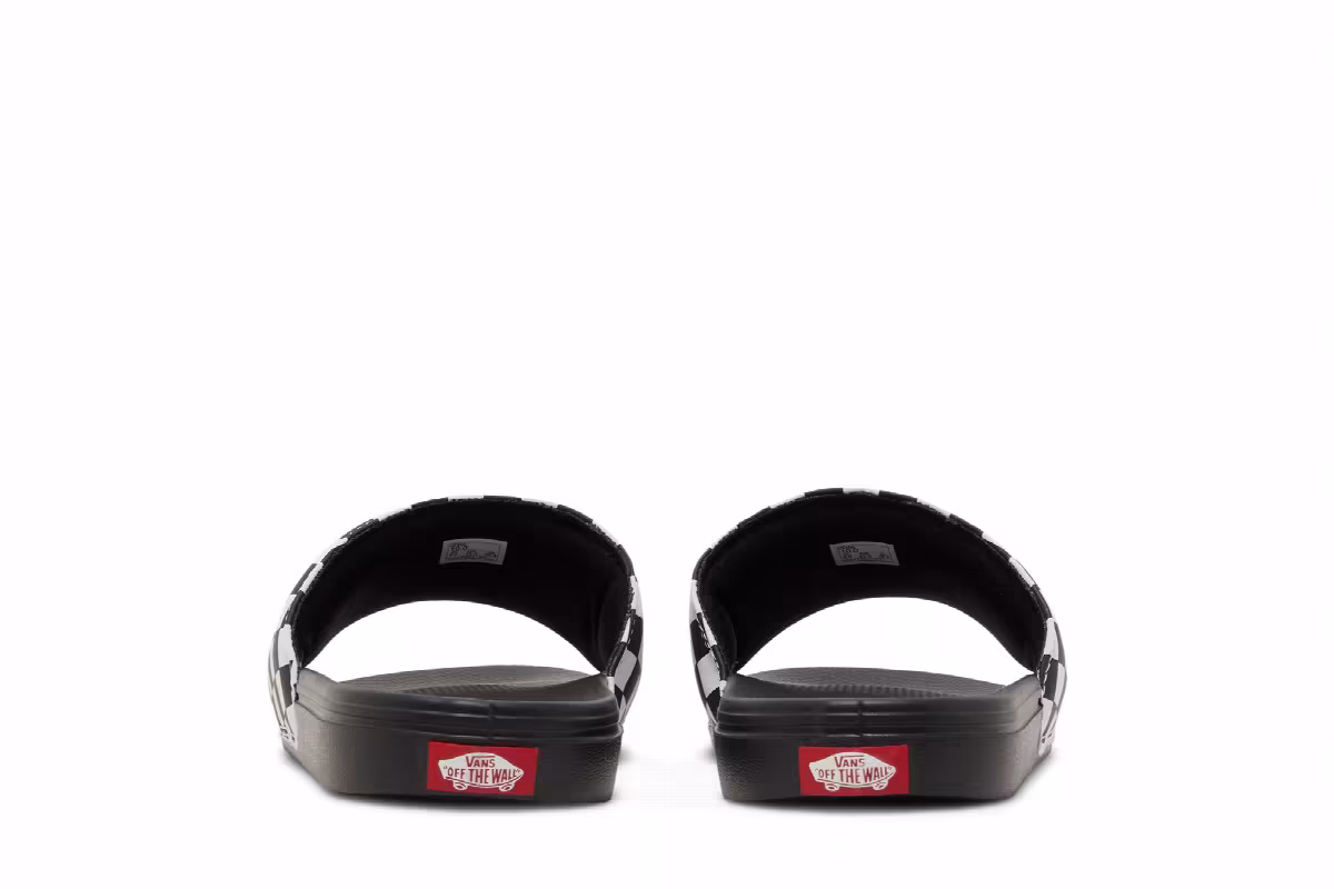 Vans La Costa Slide-On Black Checkerboard, view 7