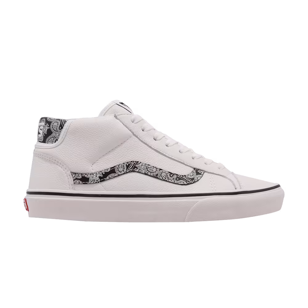 Vans Mid Skool 37 Sport Paisley - White Black