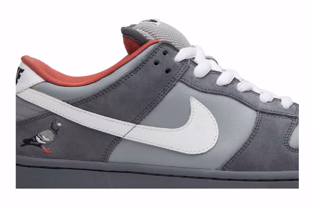 Jeff Staple x Nike Dunk Low Pro SB Pigeon, view 3