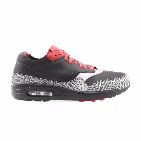 Nike Air Max 1 NL Premium 'Elephant Print - Black Varsity Red'