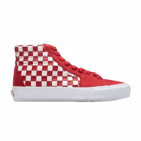 Vans Style 38 'Leather Woven - Red Blanc'