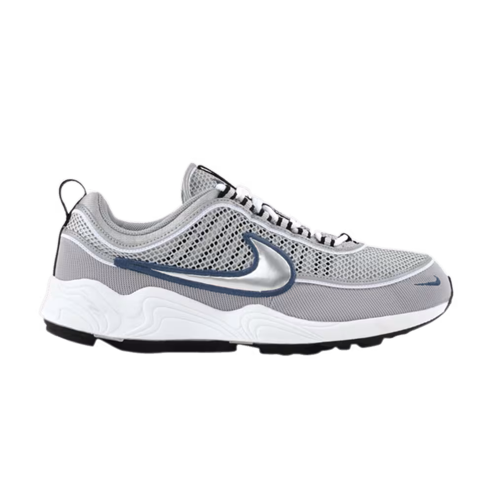 Nike Women's Air Zoom Spiridon Metallic Silver Pro Blue