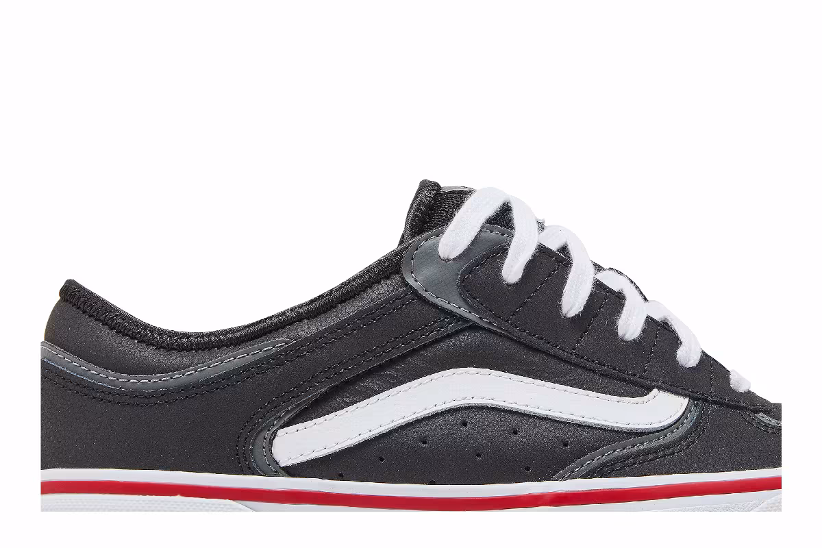 Vans Rowley Black White Red, view 3