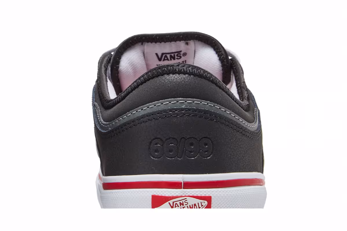 Vans Rowley Black White Red, view 8