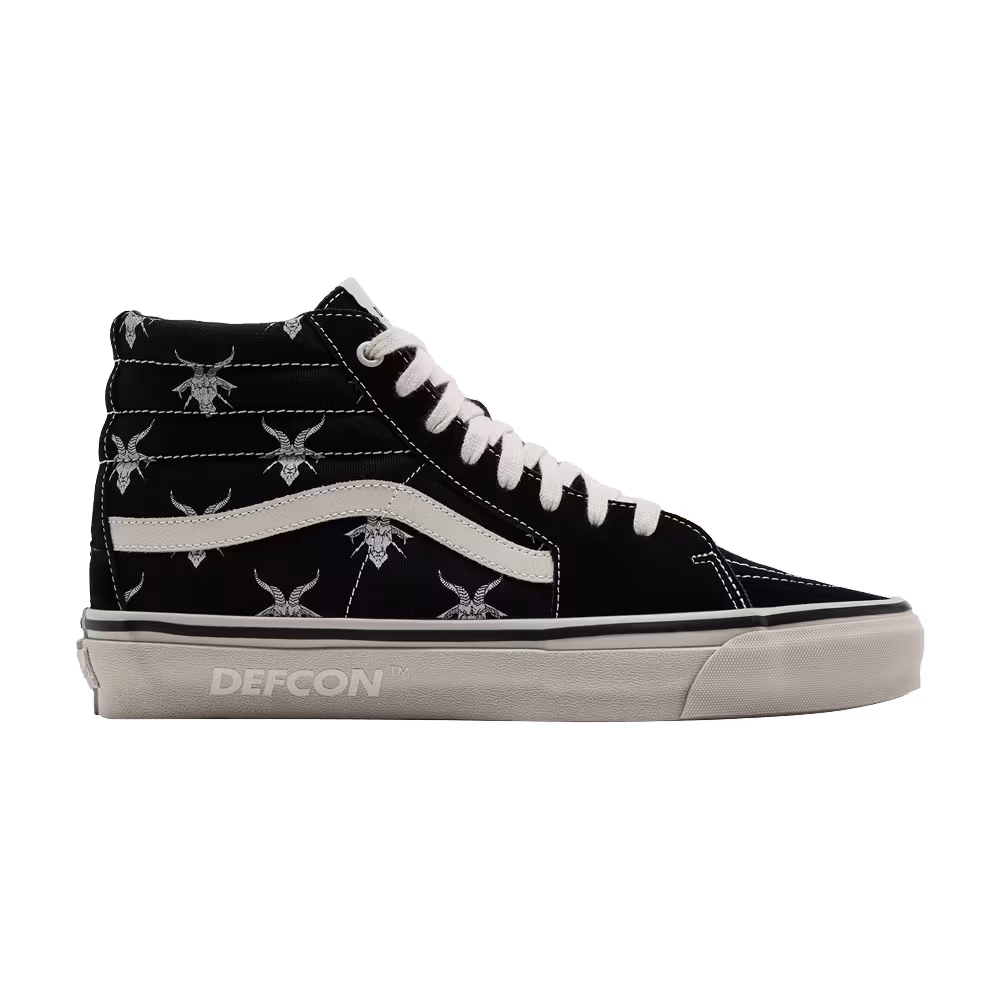 Defcon x Vans Sk8-Hi 38 Black White