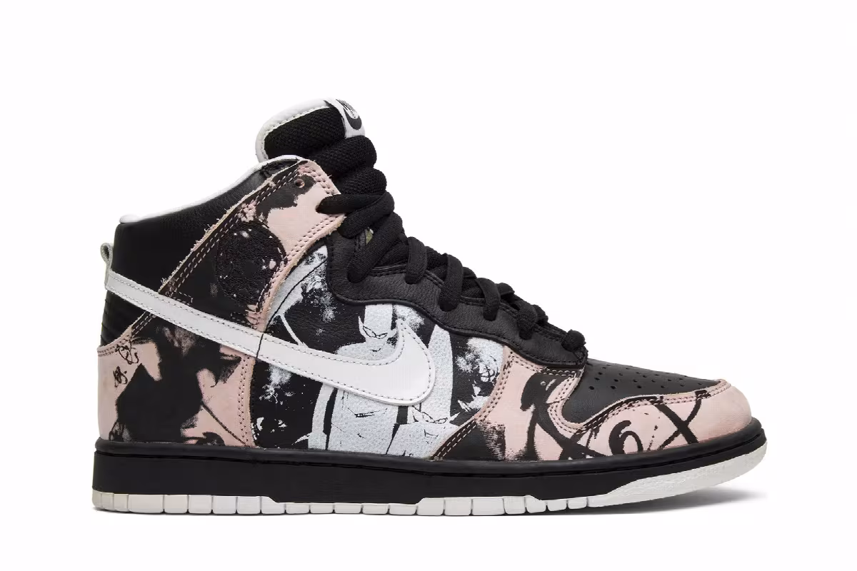 Futura x UNKLE x Nike Dunk High Pro SB Unkle, view 2
