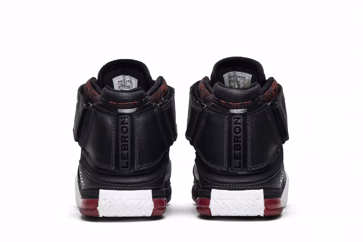 Nike Zoom LeBron 2 Black Crimson, view 7