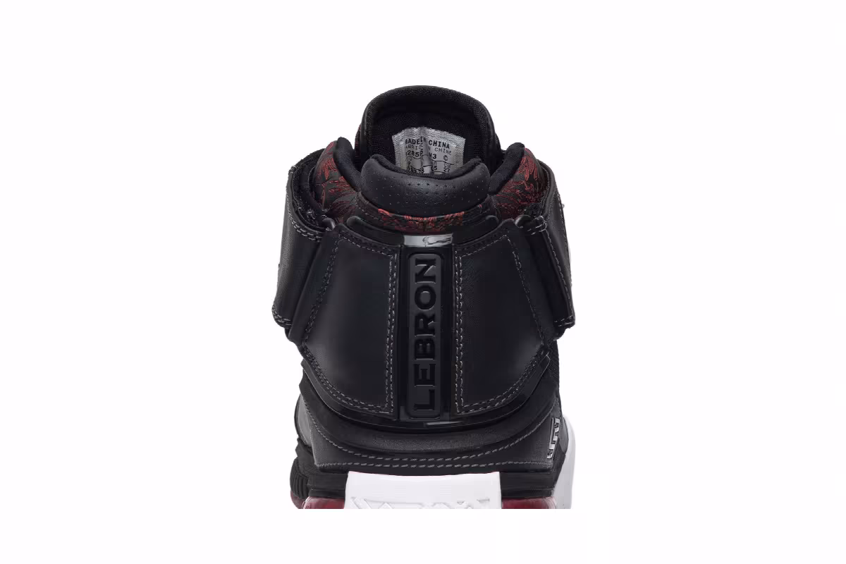 Nike Zoom LeBron 2 Black Crimson, view 8