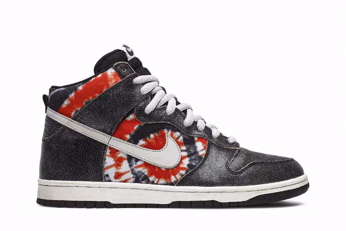 HUF x Nike Dunk High Pro SB Tie-Dye, view 2