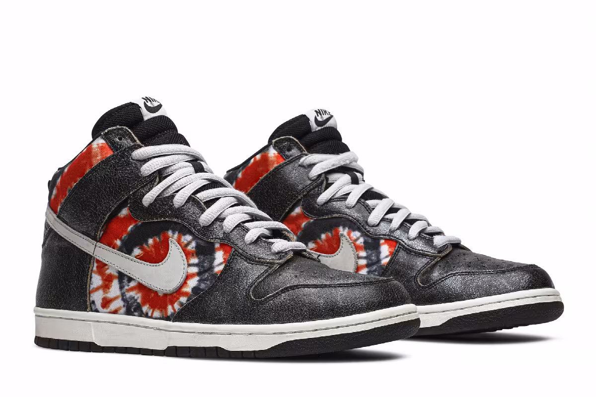 HUF x Nike Dunk High Pro SB Tie-Dye, view 9
