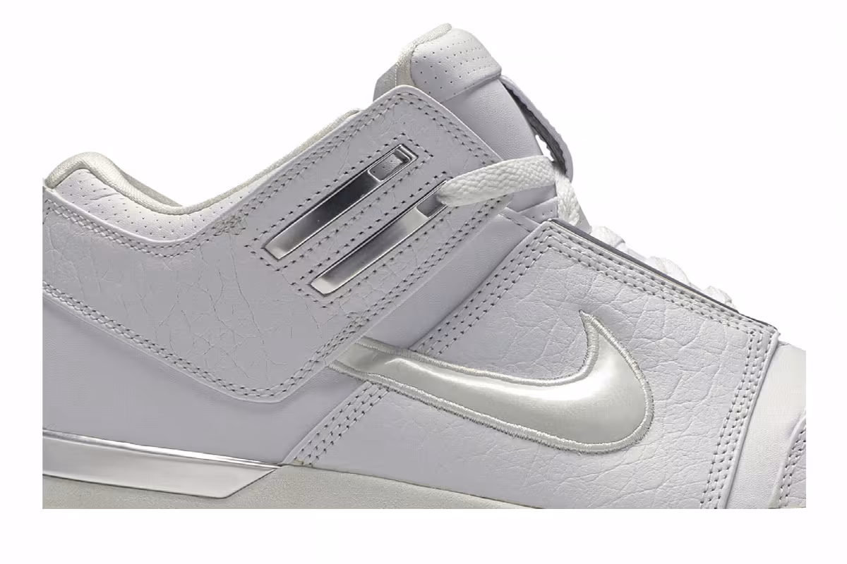 Nike Air Zoom Generation Low White Silver, view 3