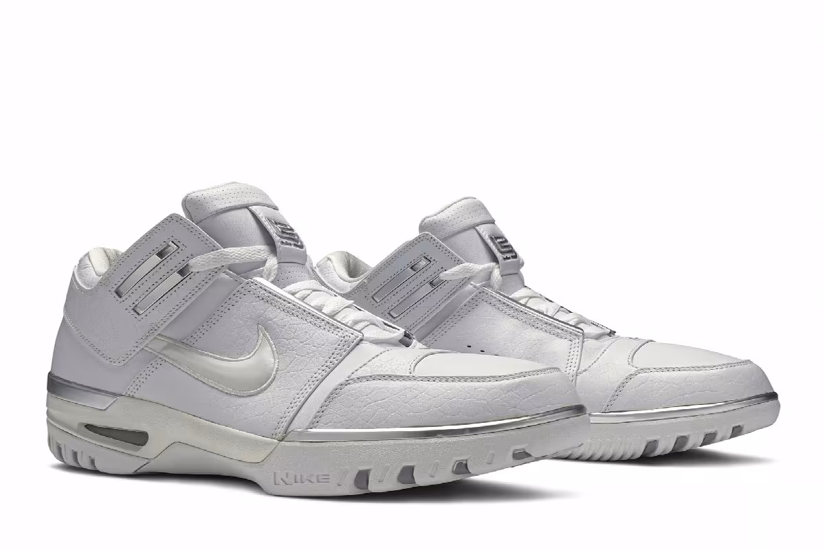 Nike Air Zoom Generation Low White Silver, view 9