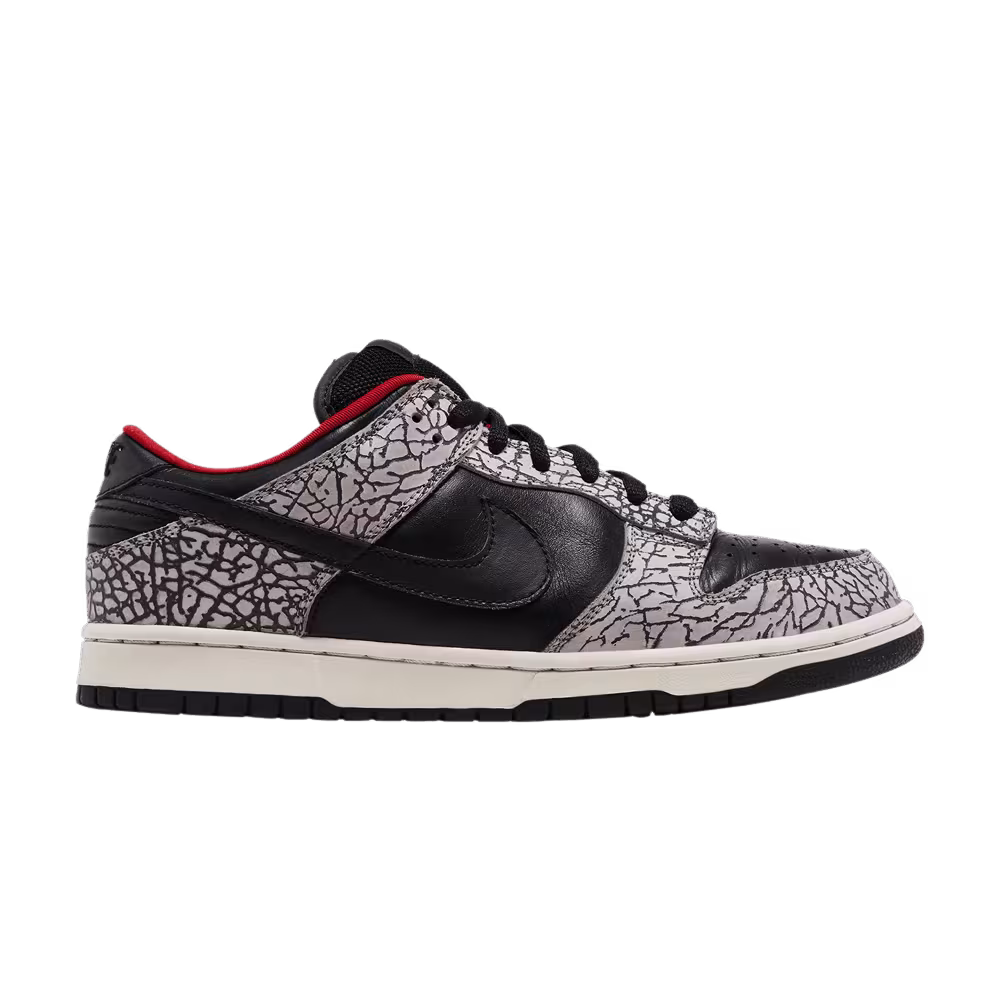Supreme x Nike Dunk Low Pro SB Black Cement