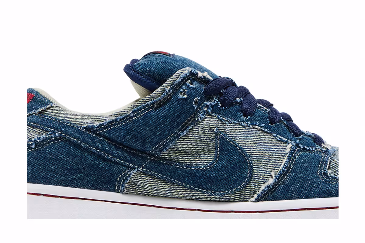 Reese Forbes x Nike Dunk Low Pro SB Denim, view 3