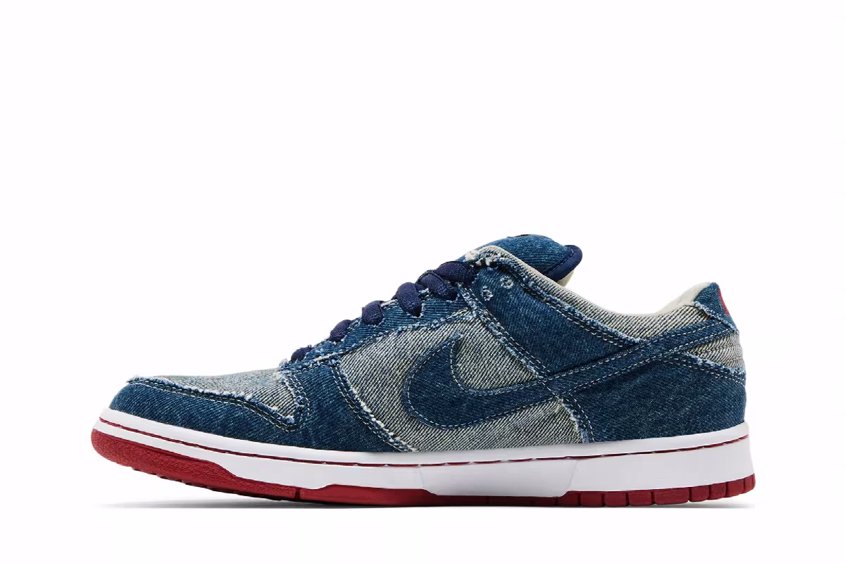 Reese Forbes x Nike Dunk Low Pro SB Denim, view 4