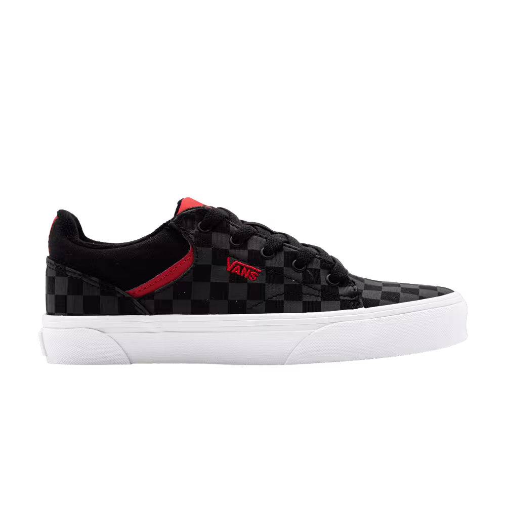 Vans Seldan Checkerboard - Black Red