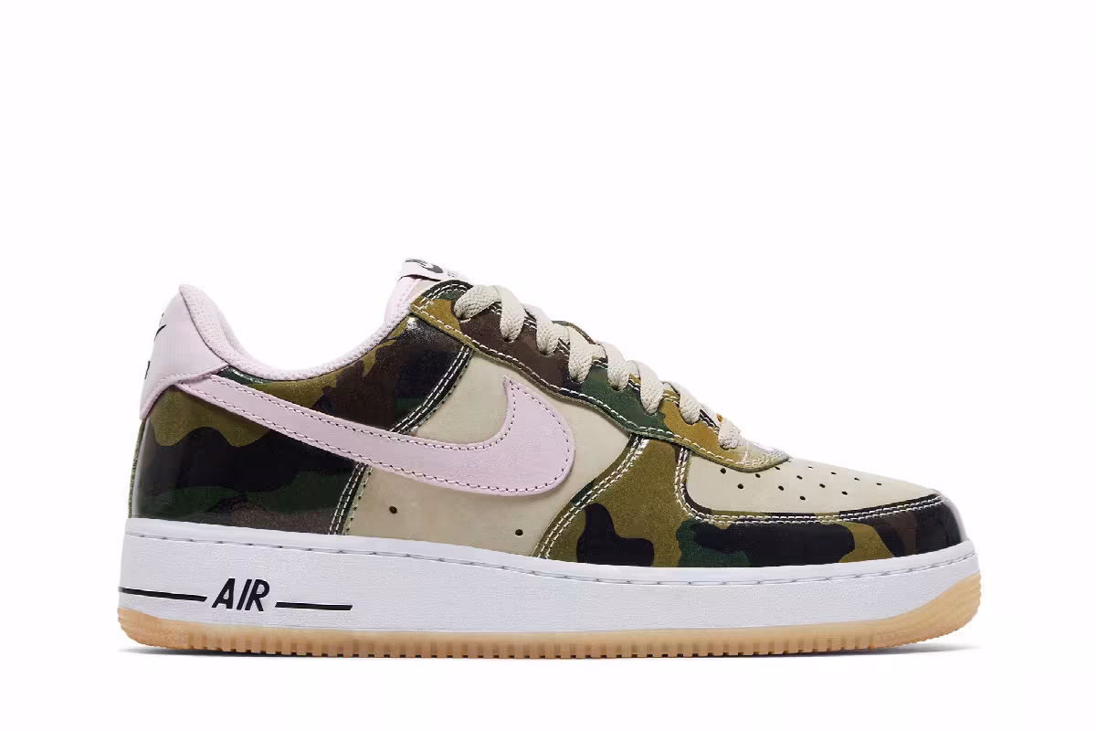 Nike Air Force 1 Low Patent Camo, view 2