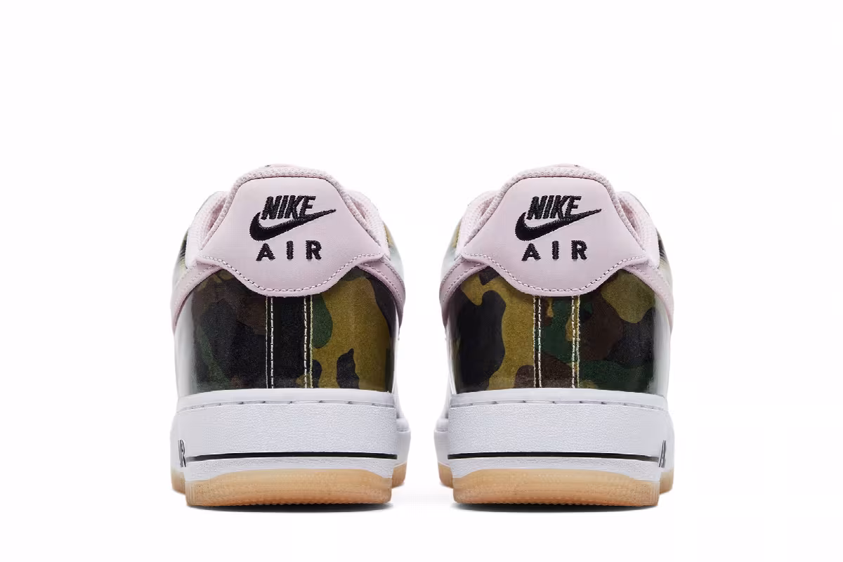 Nike Air Force 1 Low Patent Camo, view 7