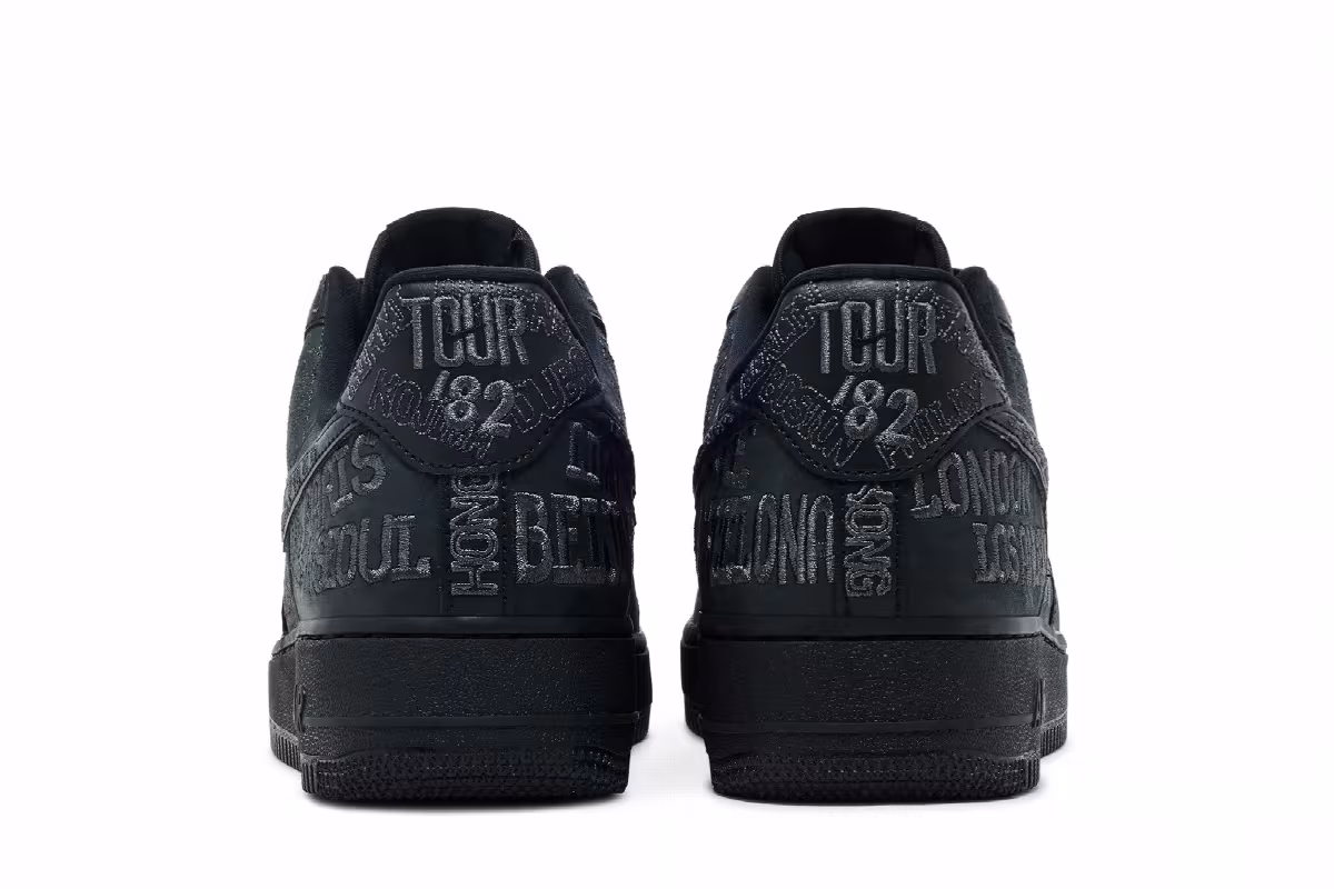 Nike Air Force 1 Low World Tour - Black, view 7