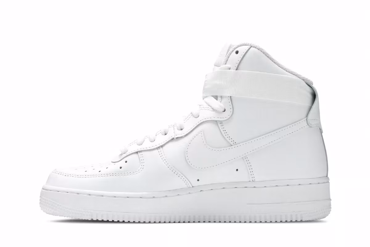 Nike Air Force 1 High Triple White, view 4