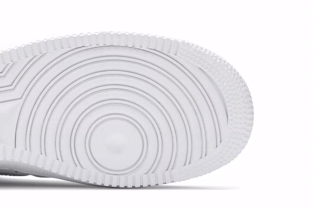 Nike Air Force 1 High Triple White, view 6