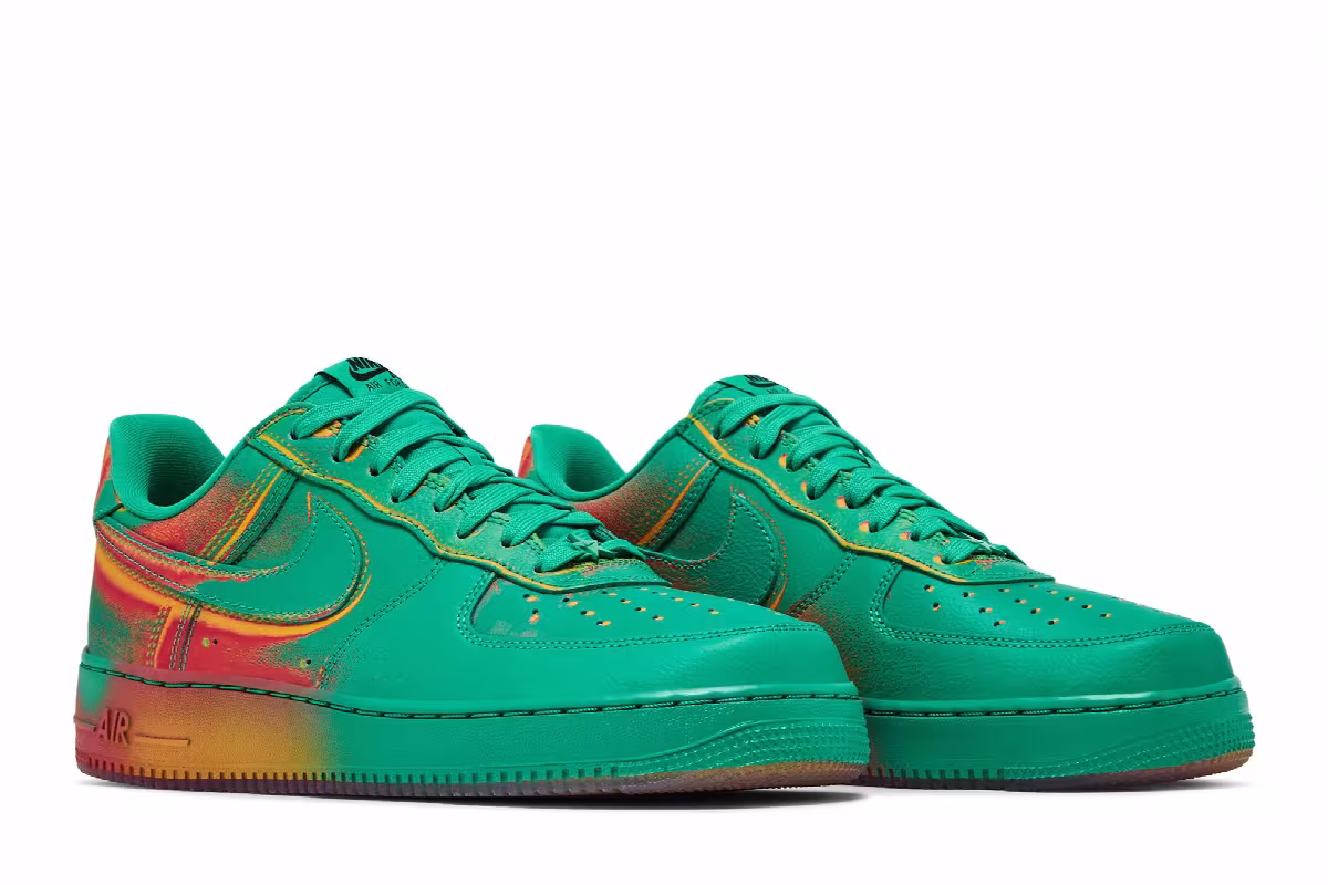Nike Air Force 1 Low Stadium Green Crimson, view 9