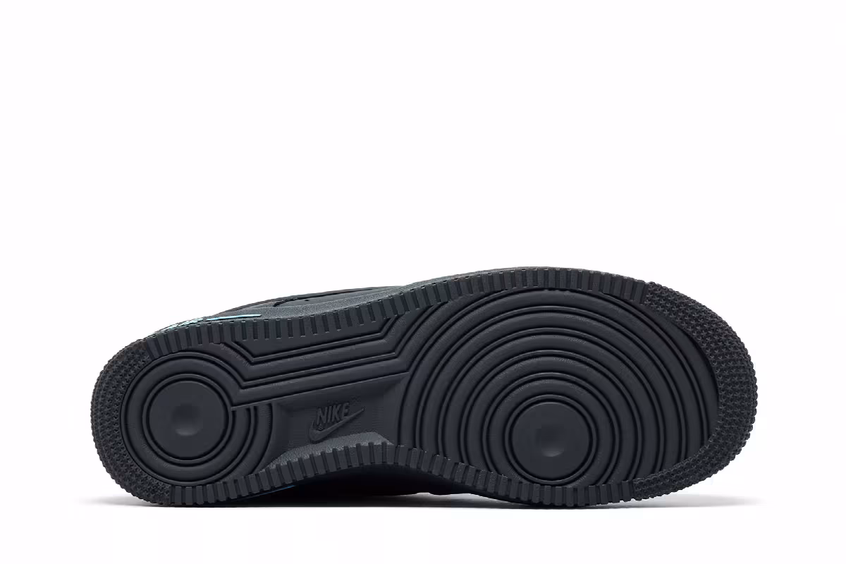 Nike Air Force 1 Anthracite Football Blue, view 5