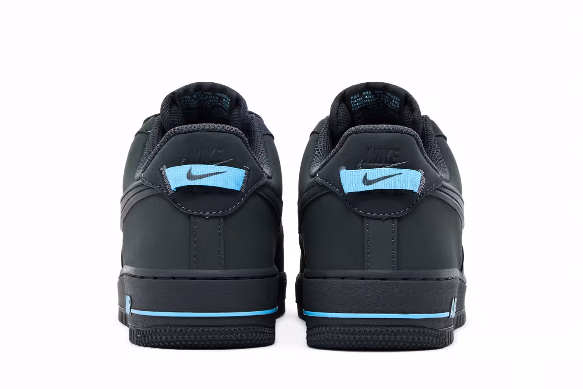 Nike Air Force 1 Anthracite Football Blue, view 7