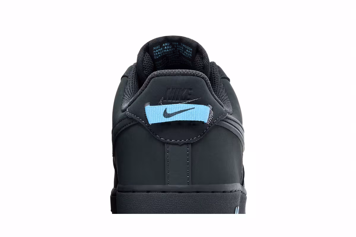 Nike Air Force 1 Anthracite Football Blue, view 8