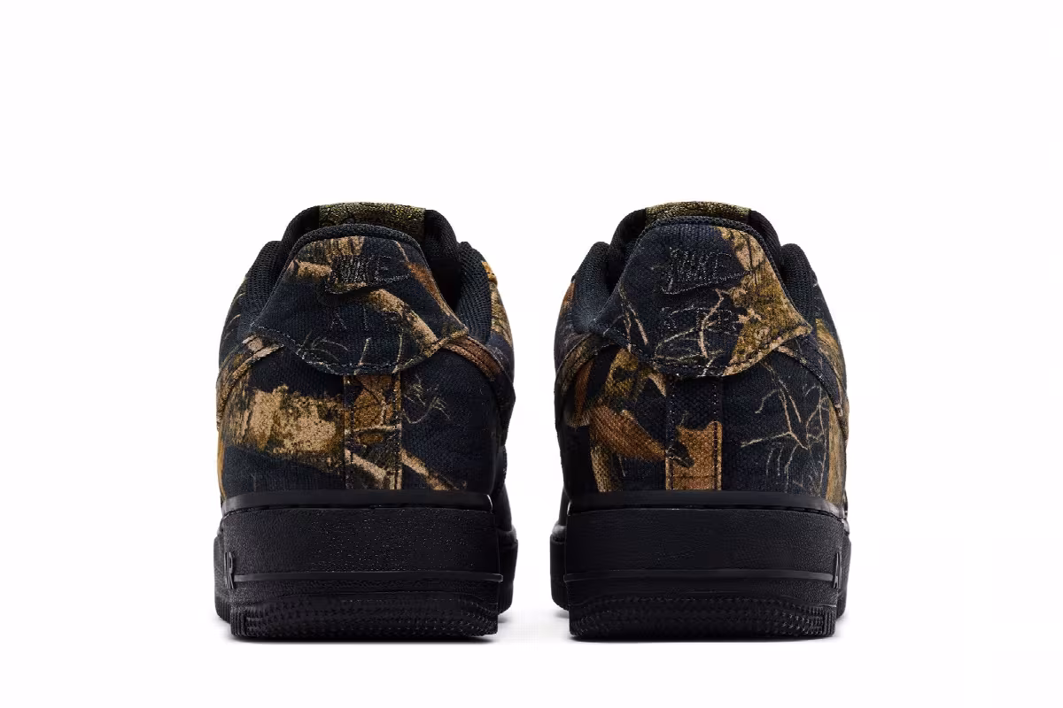 Realtree x Nike Air Force 1 Low Black Camo, view 7