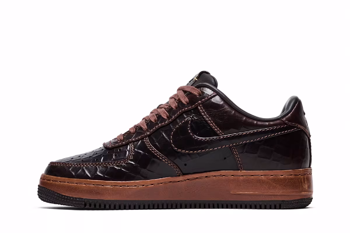 Nike Air Force 1 Low Fauna Brown Croc, view 4