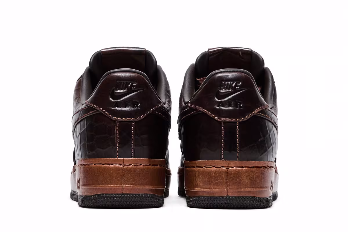 Nike Air Force 1 Low Fauna Brown Croc, view 7
