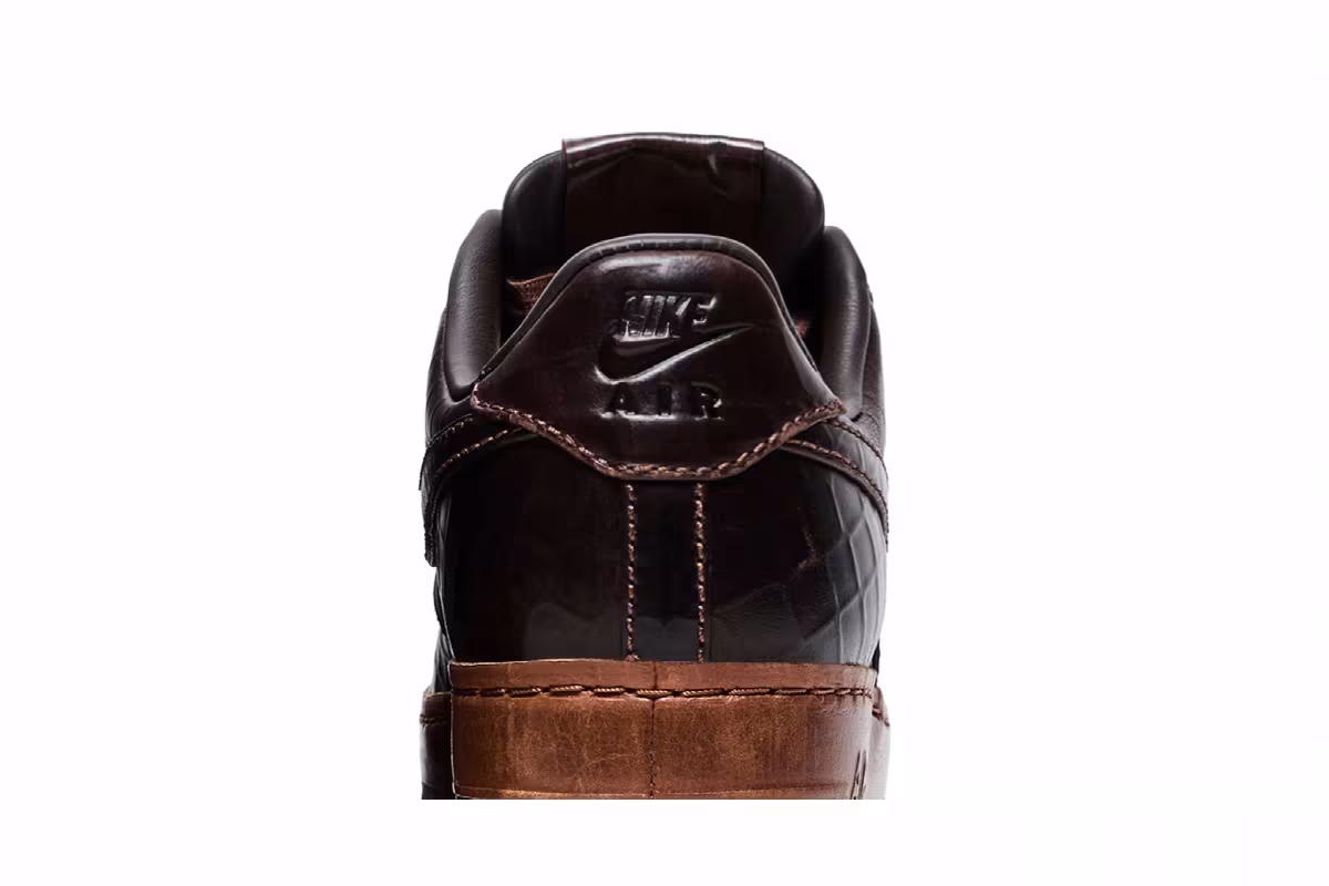 Nike Air Force 1 Low Fauna Brown Croc, view 8
