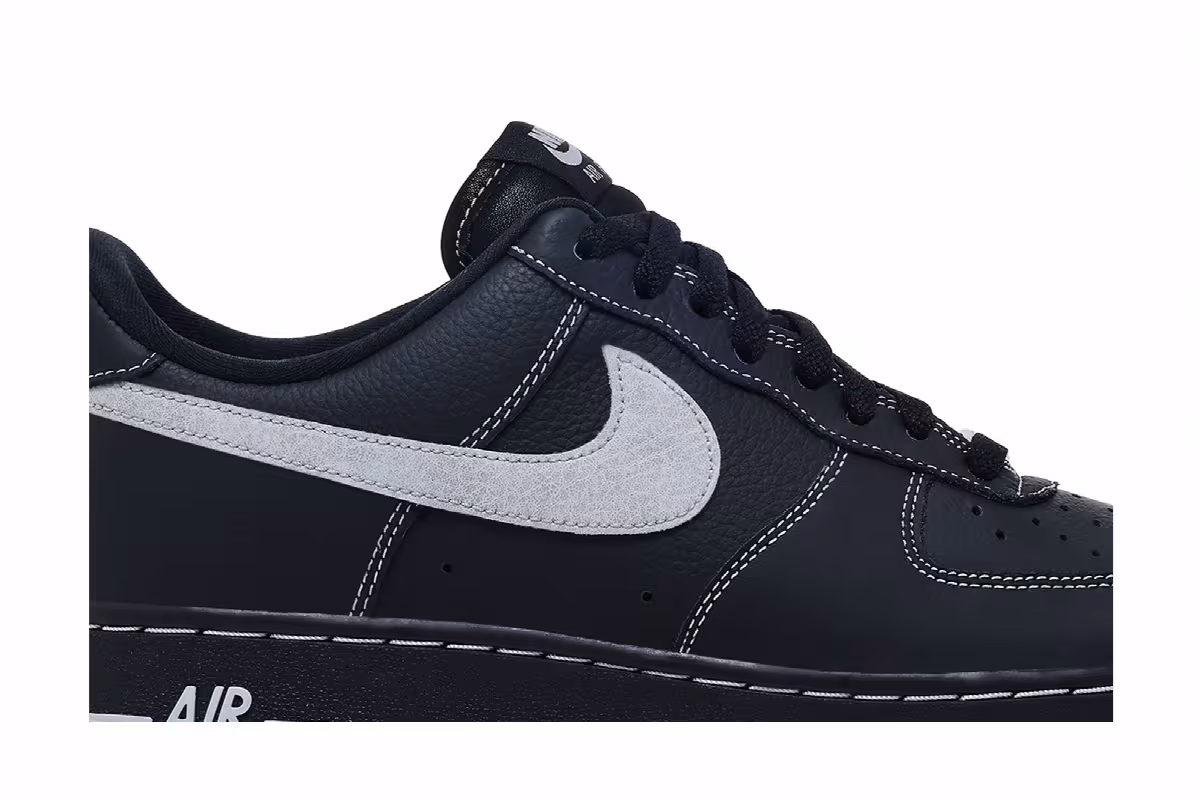 Nike Air Force 1 Low Black Wolf Grey, view 3