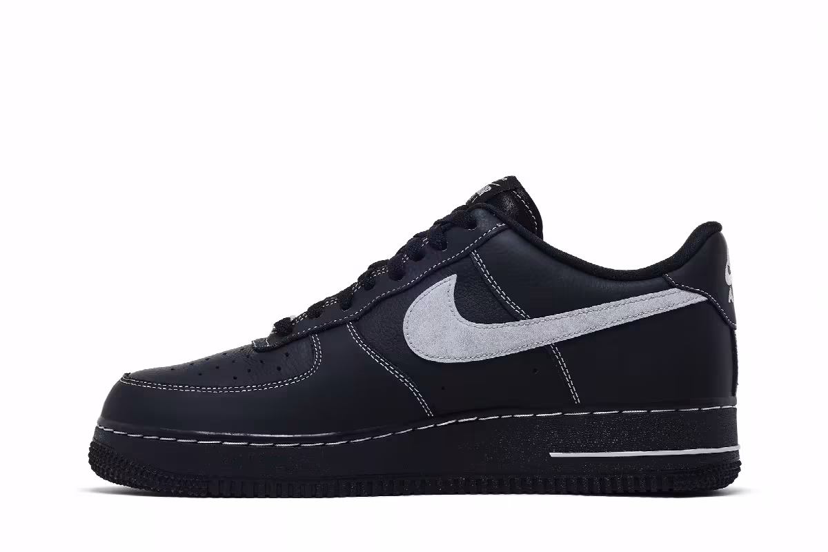 Nike Air Force 1 Low Black Wolf Grey, view 4