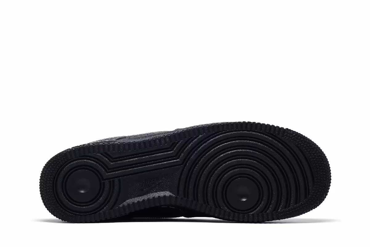 Nike Air Force 1 Low Black Wolf Grey, view 5