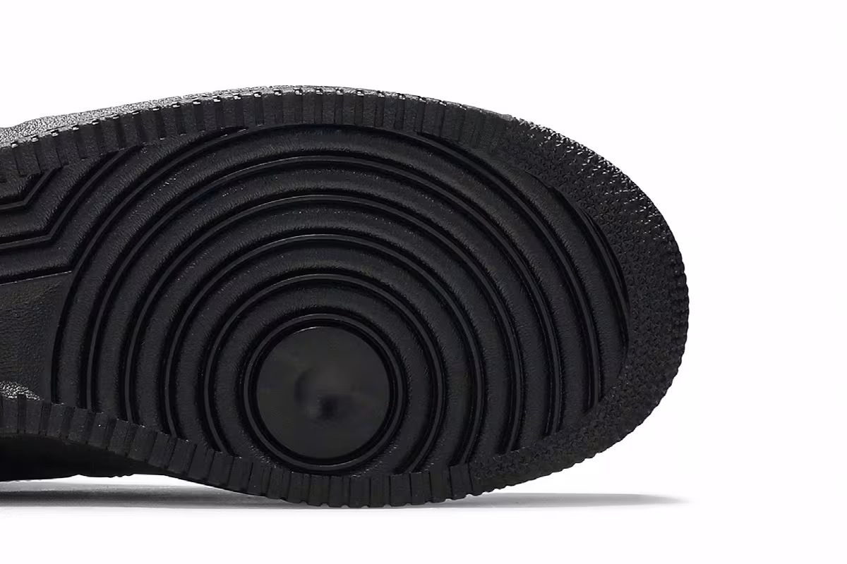 Nike Air Force 1 High Triple Black, view 6