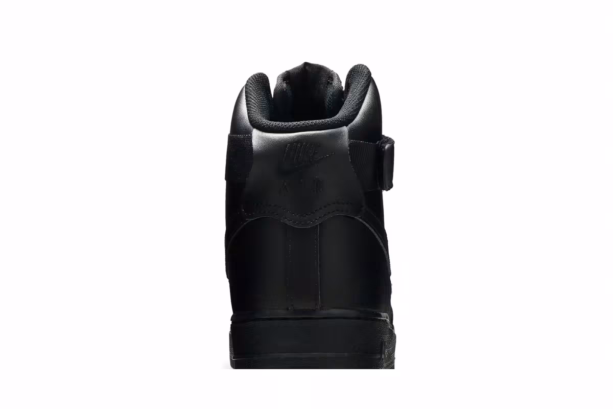 Nike Air Force 1 High Triple Black, view 8