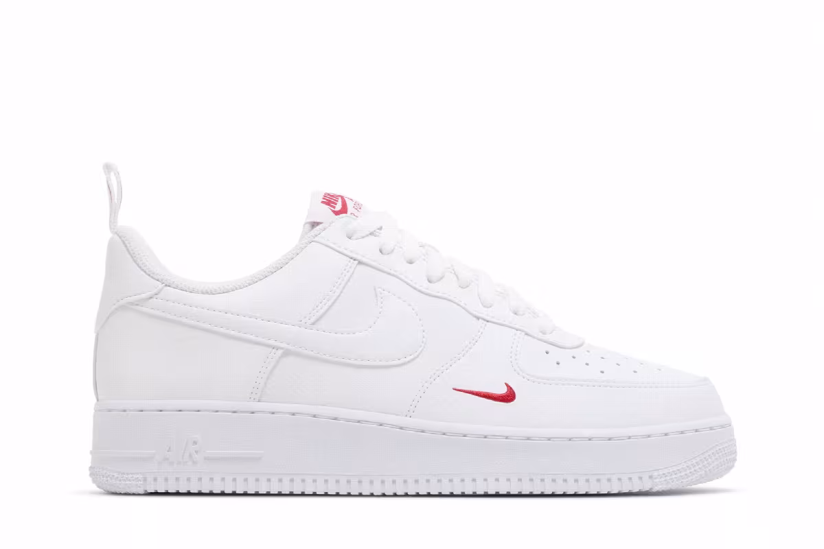 Nike Air Force 1 Red Mini Swoosh, view 2