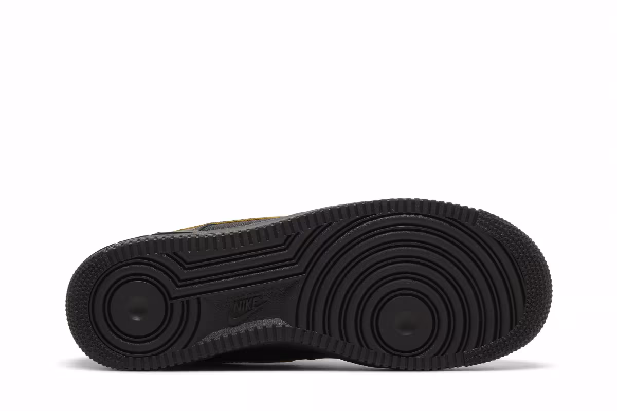Nike Air Force 1 Black University Gold, view 5