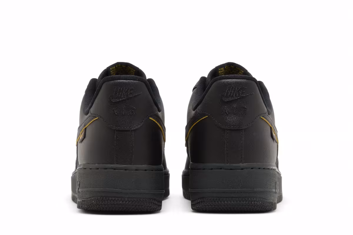 Nike Air Force 1 Black University Gold, view 7