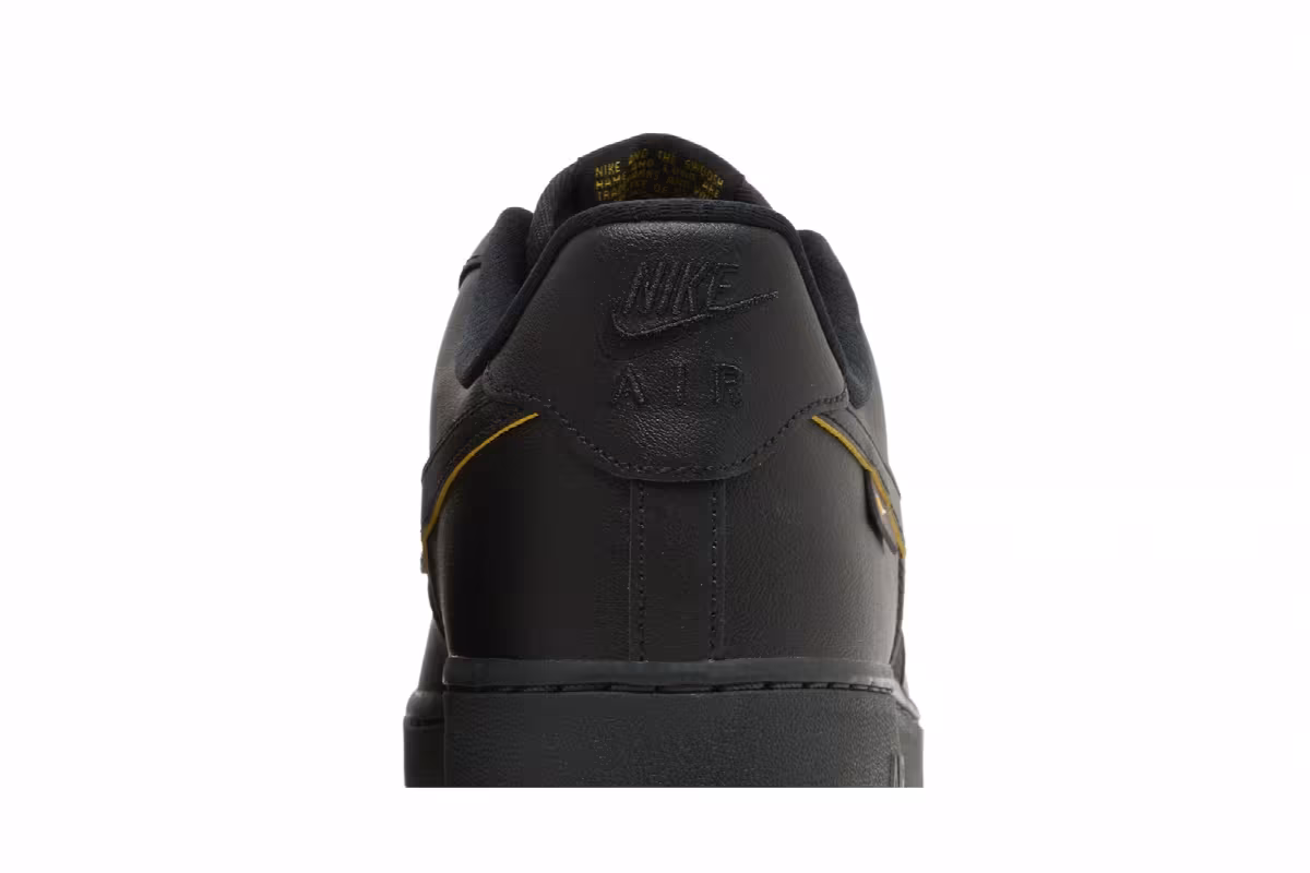Nike Air Force 1 Black University Gold, view 8