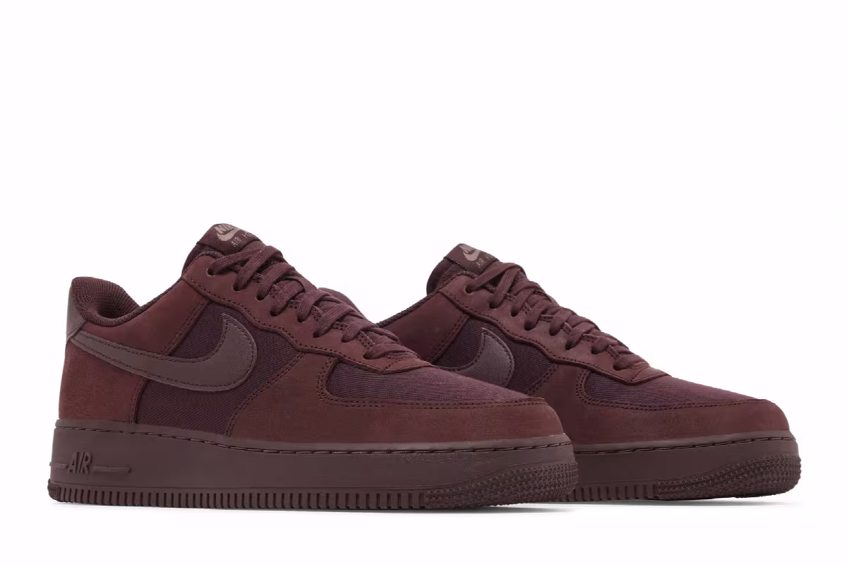 Nike Air Force 1 Burgundy Crush, view 9