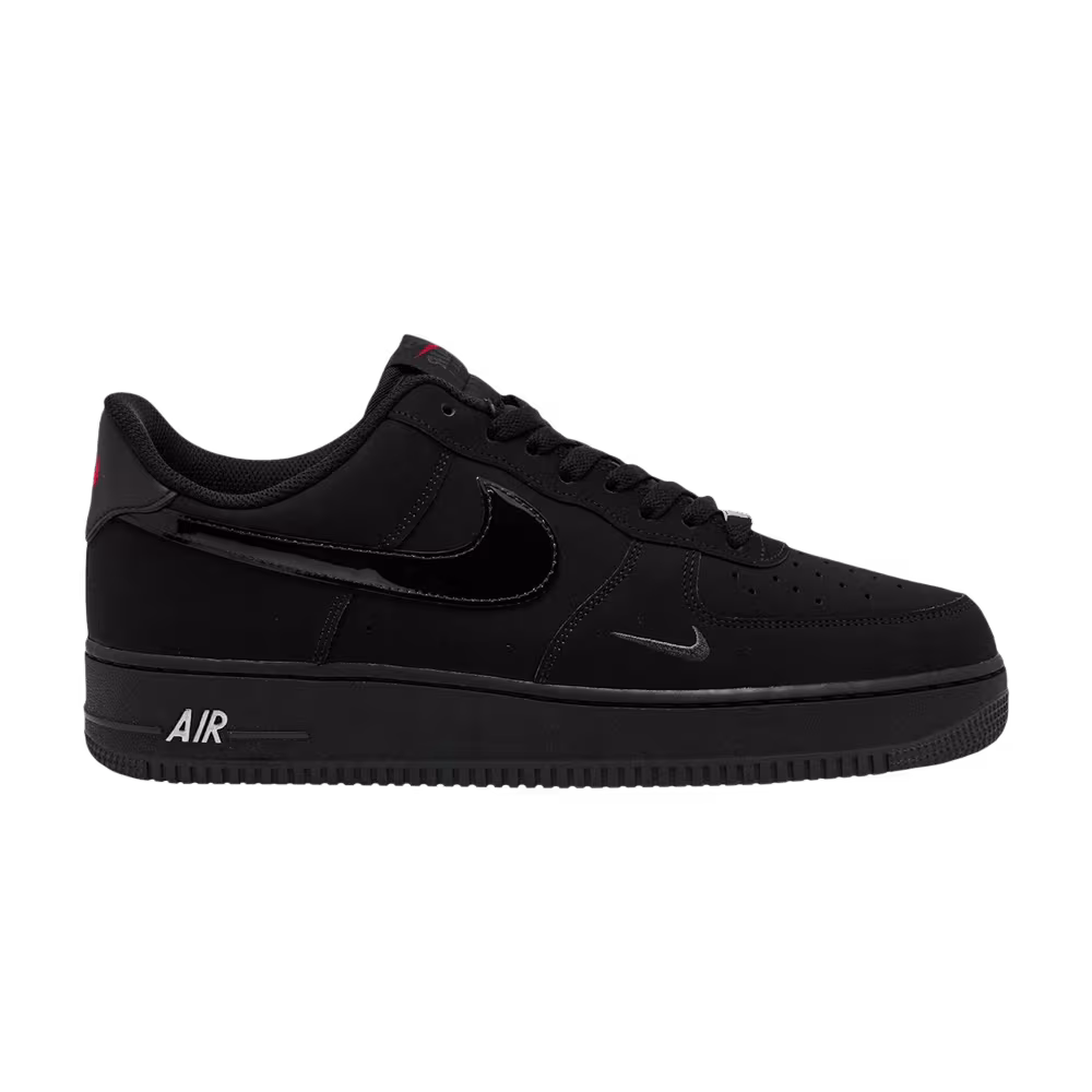 Nike Air Force 1 Low Black Patent Swoosh