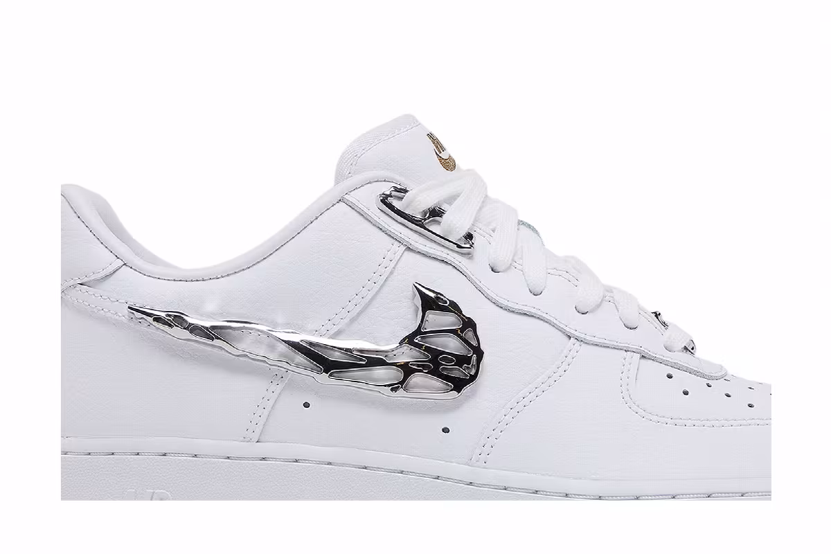 Nike Air Force 1 Molten Metal Swoosh Pack - Chrome, view 3