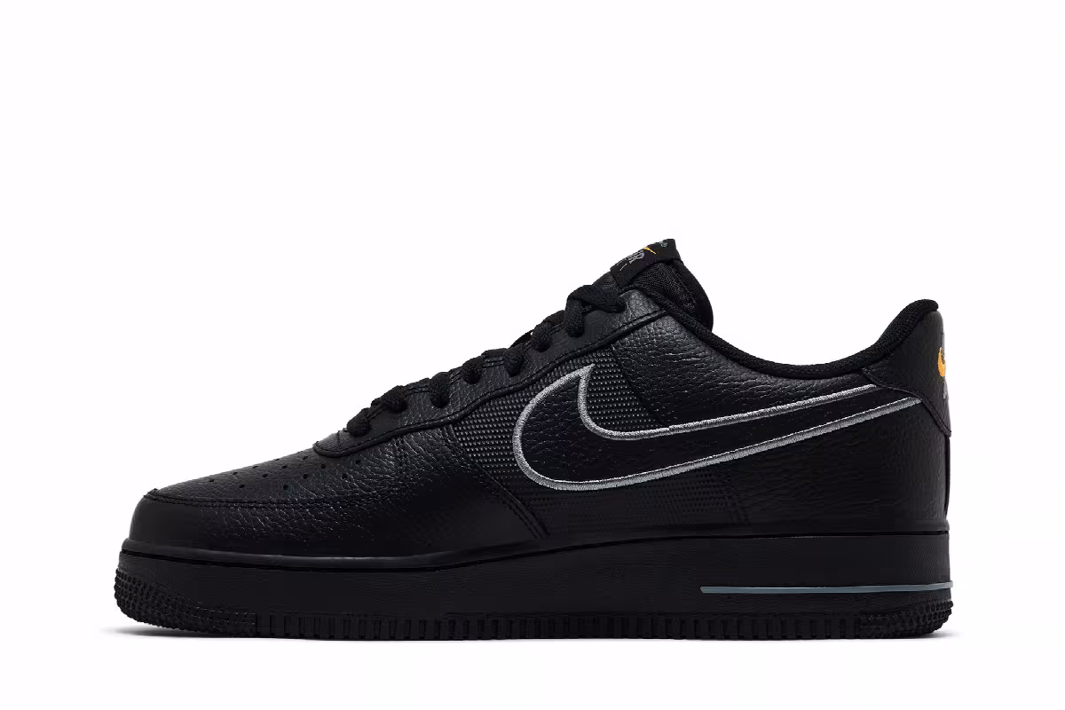 Nike Air Force 1 Low Black Laser Orange, view 4